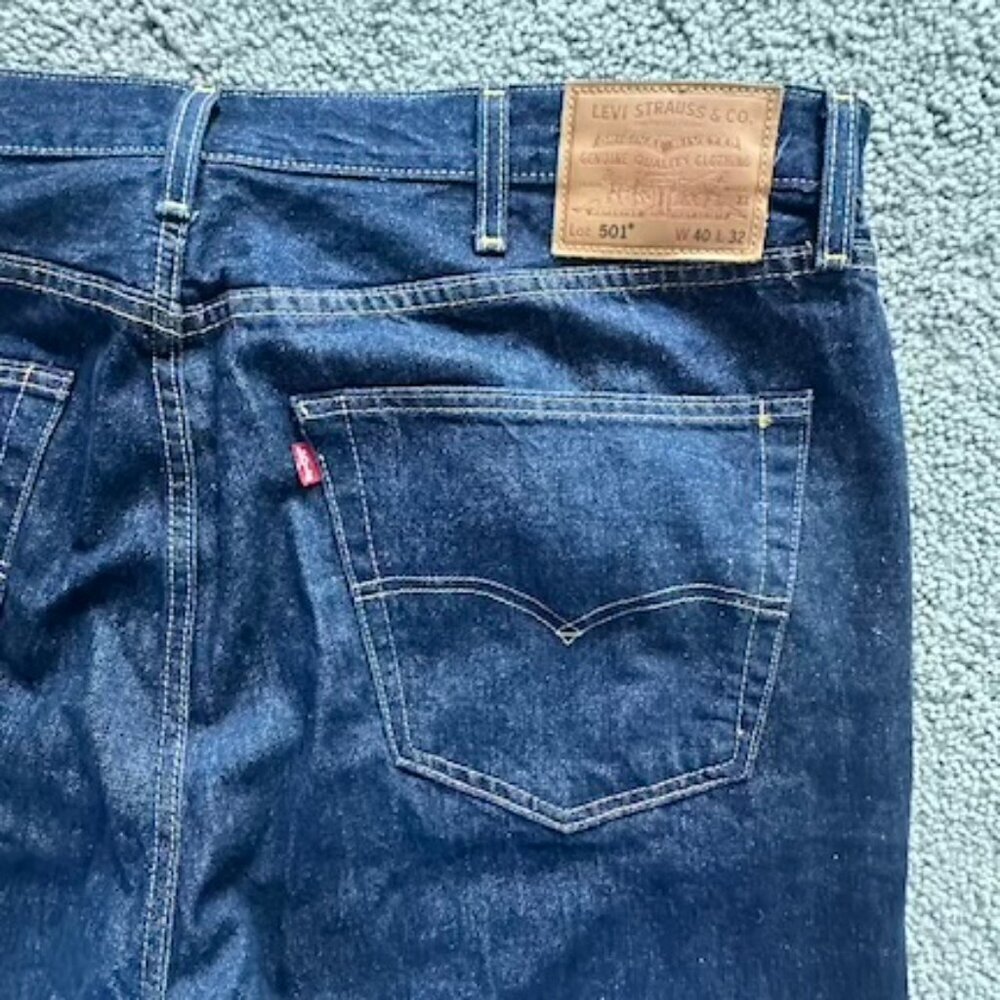 Levi's Big E 501 Jeans Vintage 2001 - Size 40 x 32  Fantastic Like New Condition - Picture 7 of 15